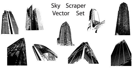 Sky Scraper Free Vector