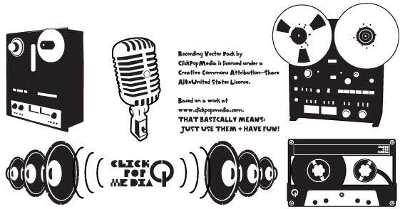 Recording Vector Pack