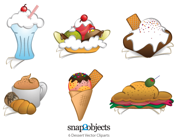 Free Vector Dessert Cliparts