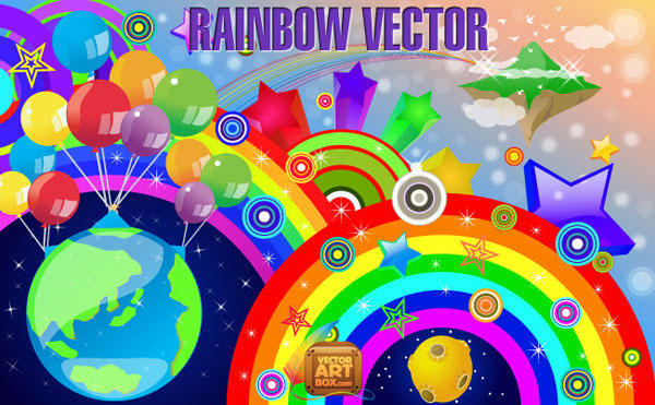 Rainbow Vector