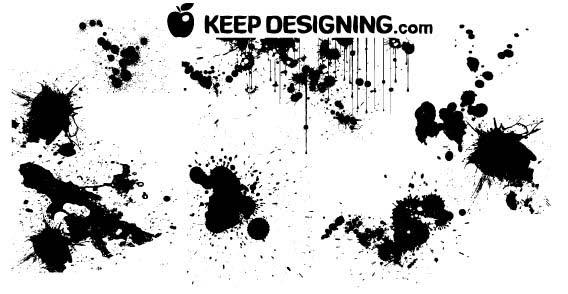Paint Splatter Free Vector