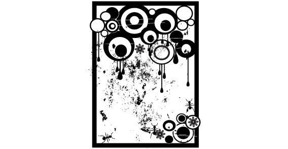 Grunge Circles Free Vector