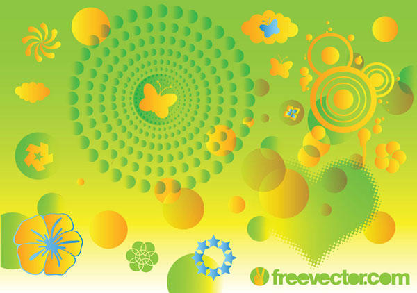 Spring vector graphics