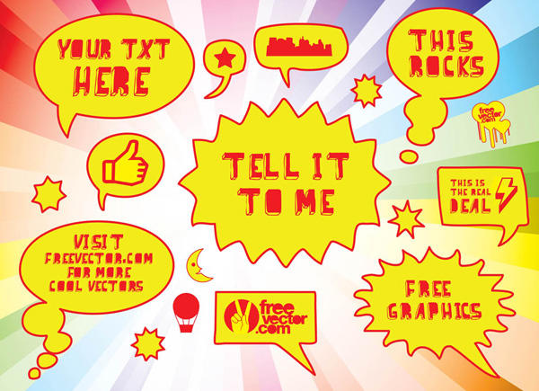 Speech Bubbles Vectors