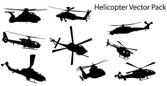 Helicopter vector pack