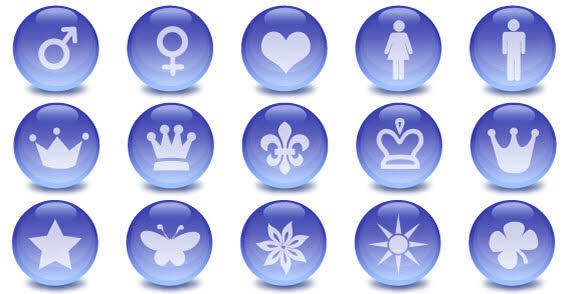 Free Vector Glass Icons