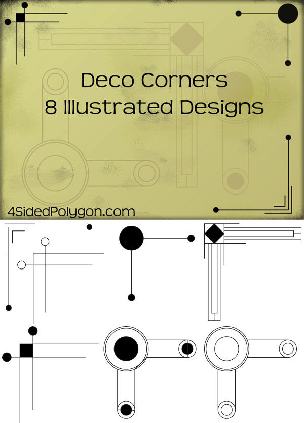 Free Deco Corners Vector Art