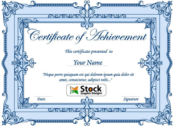 Free Certificate Border Vector