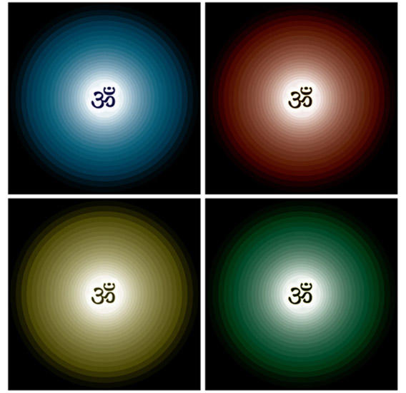 Vector Meditation Aum