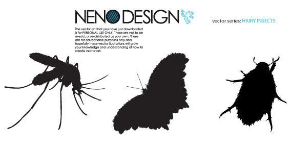 Insects Silhouettes