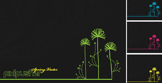 Spring Vector Graphics