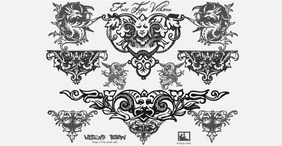Free Vector Ornaments Illustrator