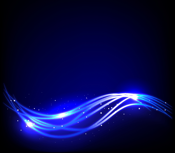 Abstract Blue Glow Background Vector