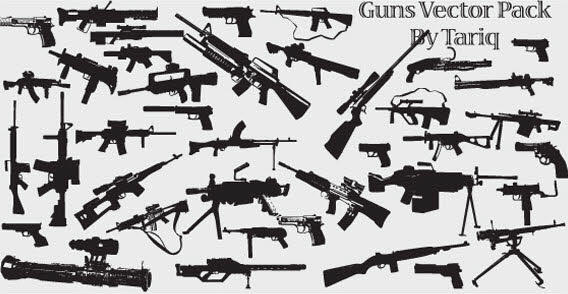 Guns Vector Pack