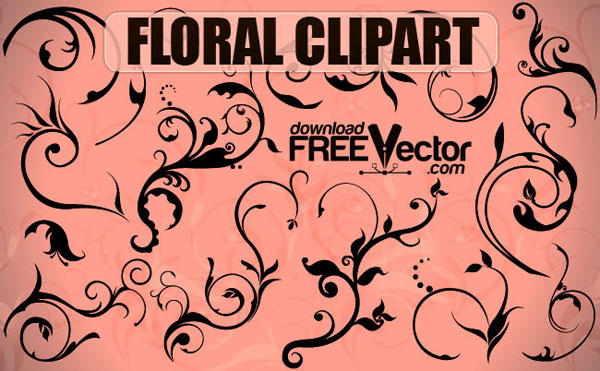 Free Vector Floral Clipart