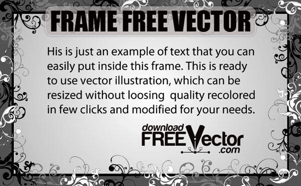 Frame Free Vector