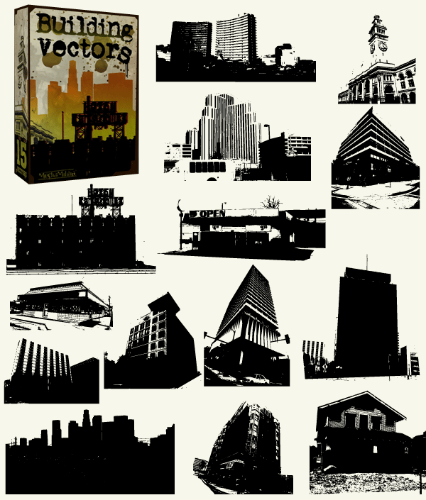 Buildings Free Vector Pack – Skyscrapers, Skylines & Old Buildings