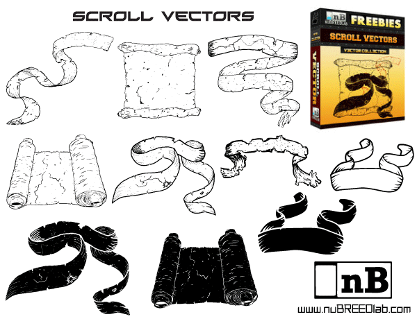 Free Scroll Vector Pack