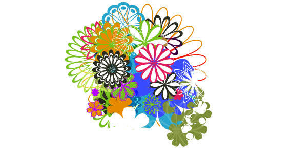 Vector Clip Art Flowers