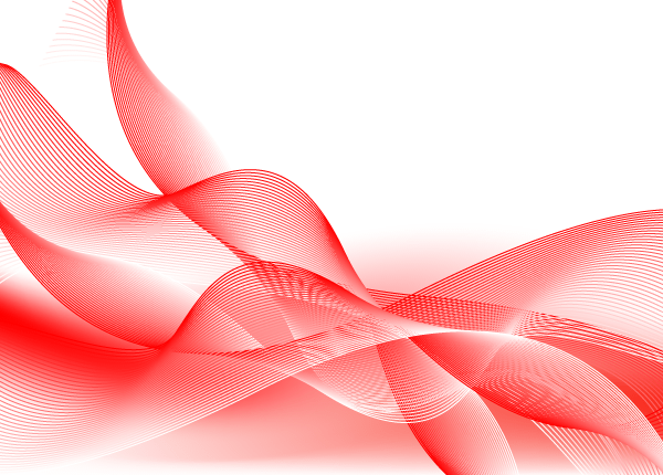 Abstract Red Wavy Background Vector
