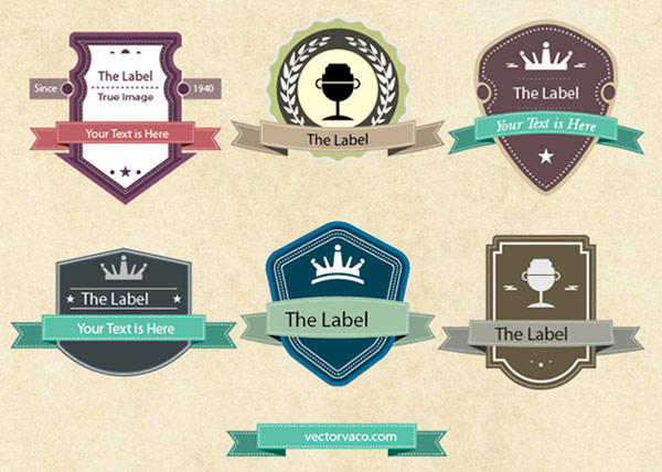 Free Vintage Vector Labels