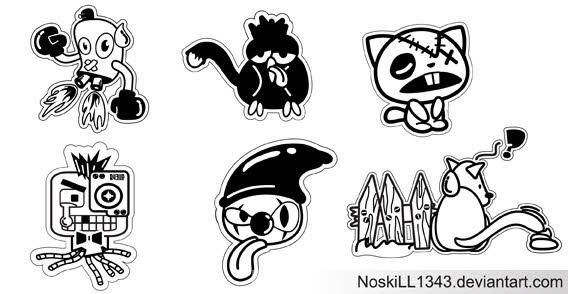 Stiker art character