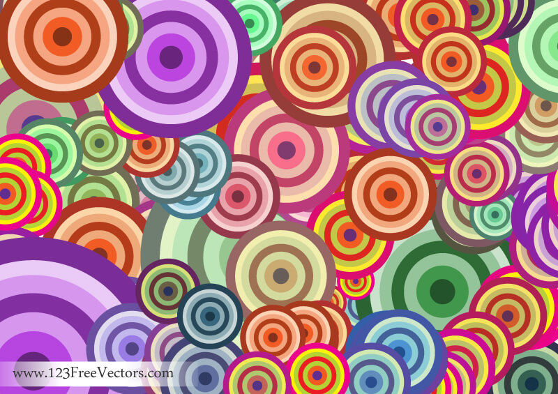 Free Vector Circle Wallpaper