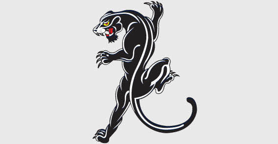 Black panther free vector