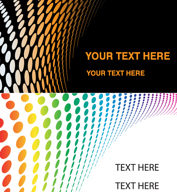 Abstract Colorful Dots Vector Background Free