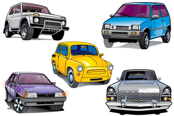 Spectacular Spectrum of Car Vector Designs Collection