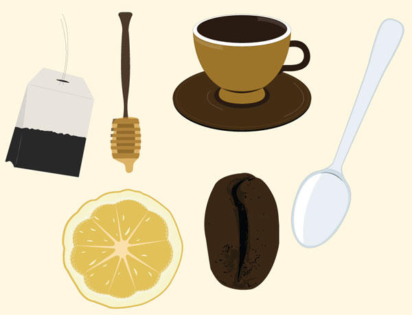 Tea and Coffee Vector
