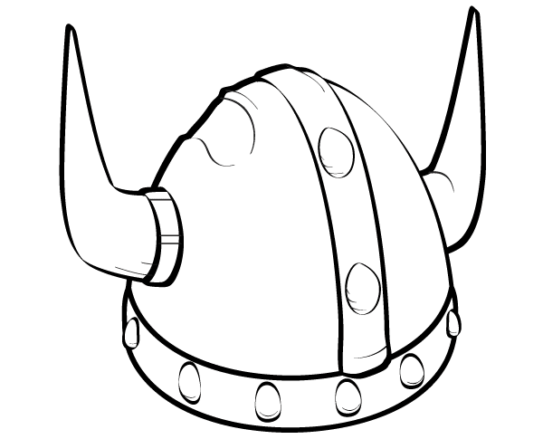 Free Viking Helmet Vector