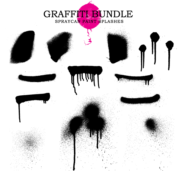 Free Grunge Paint Splatter Vector Graphics