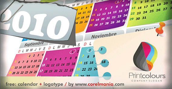 2010 Vector Calendar