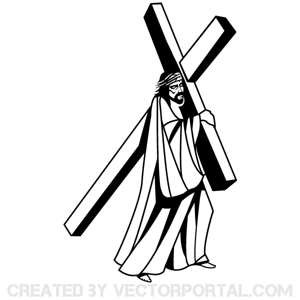 Jesus Christ Carrying the Cross Image