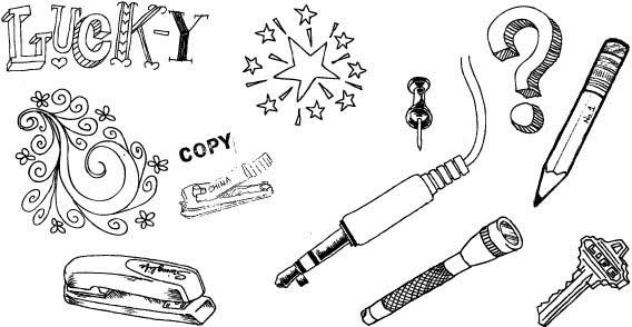 Hand Drawn Designs Vector Free