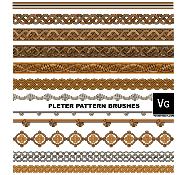 Pleter Pattern Brushes Illustrator