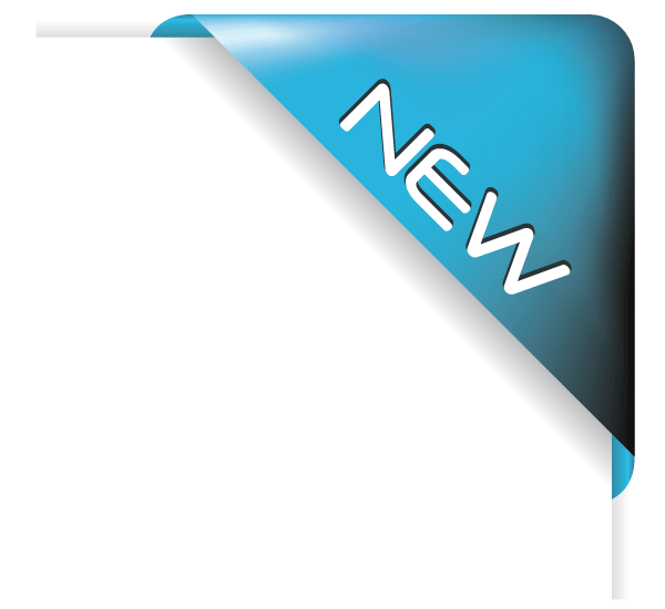 Blue Corner Ribbon Vector Free