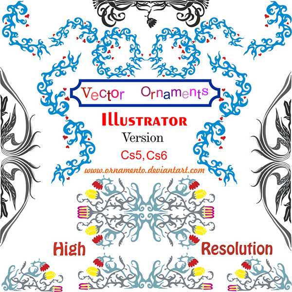 Free Vector Ornaments Corel Draw