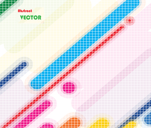 Abstract Multicolor Lines Background Vector Art