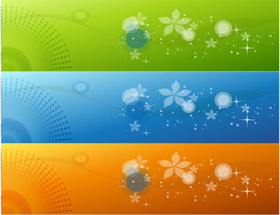 Dive into the Banners Vector: An Abstract & Colorful Design Fiesta