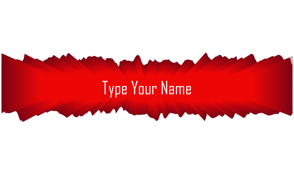 Free Name Board Vector