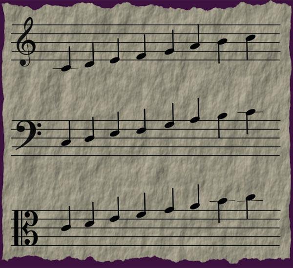 Musical Notes Vector Graphic