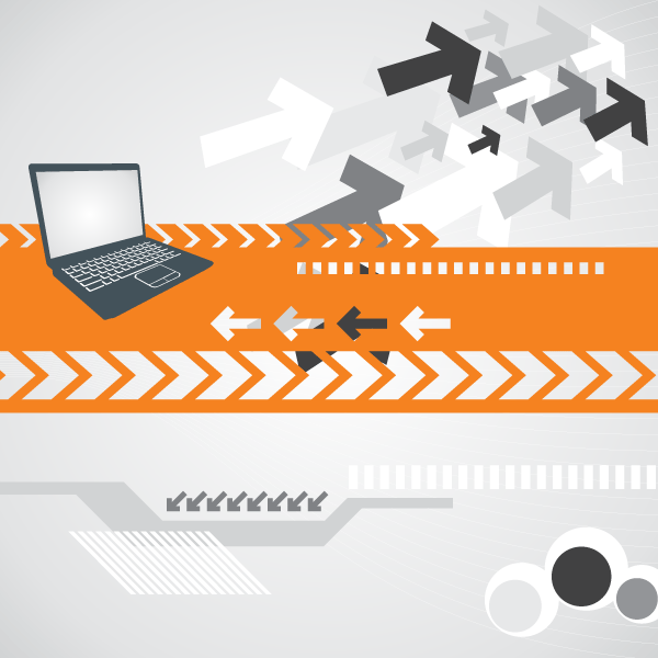 Computer Technology Background Vector Free