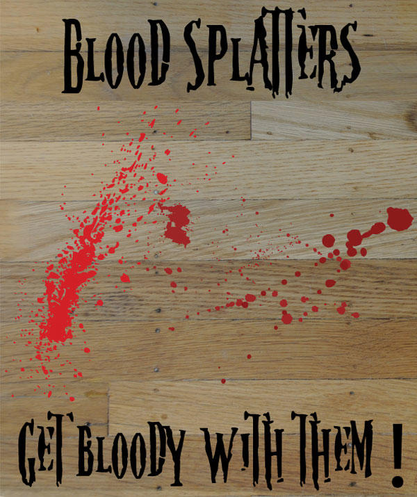 Free Blood Splatter Vectors