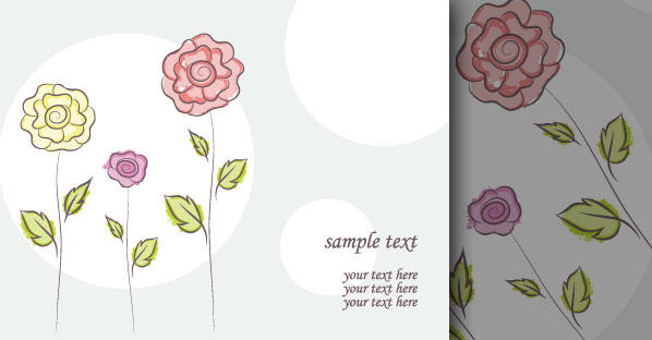 Free Vector Flower Doodles