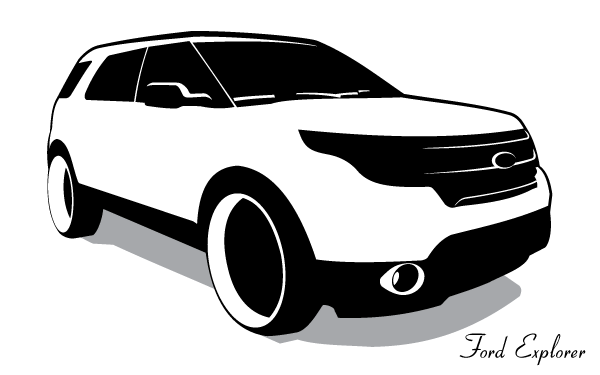 Ford Explorer Vector