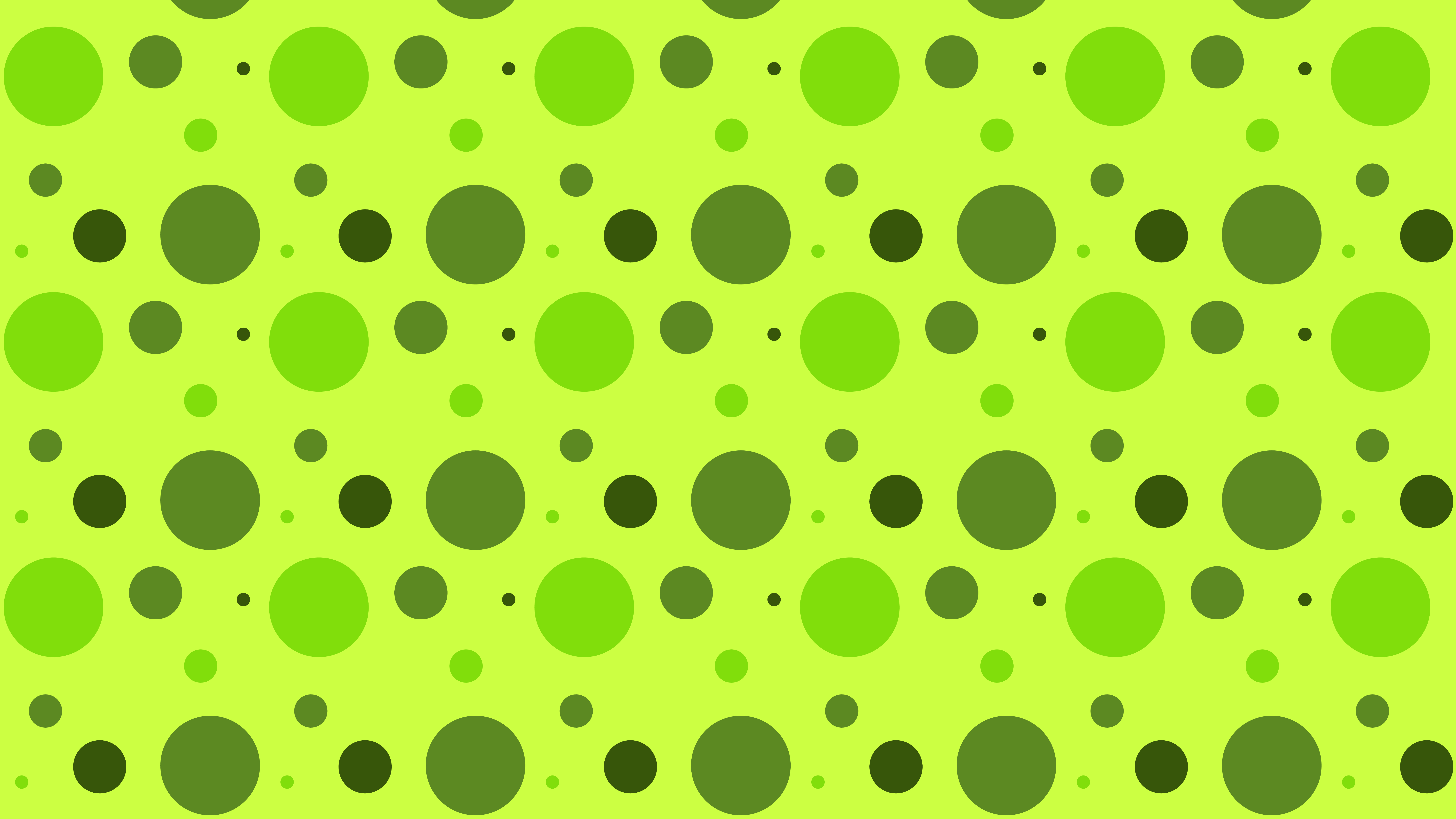 Free Lime Green Random Circles Dots Pattern Background Design