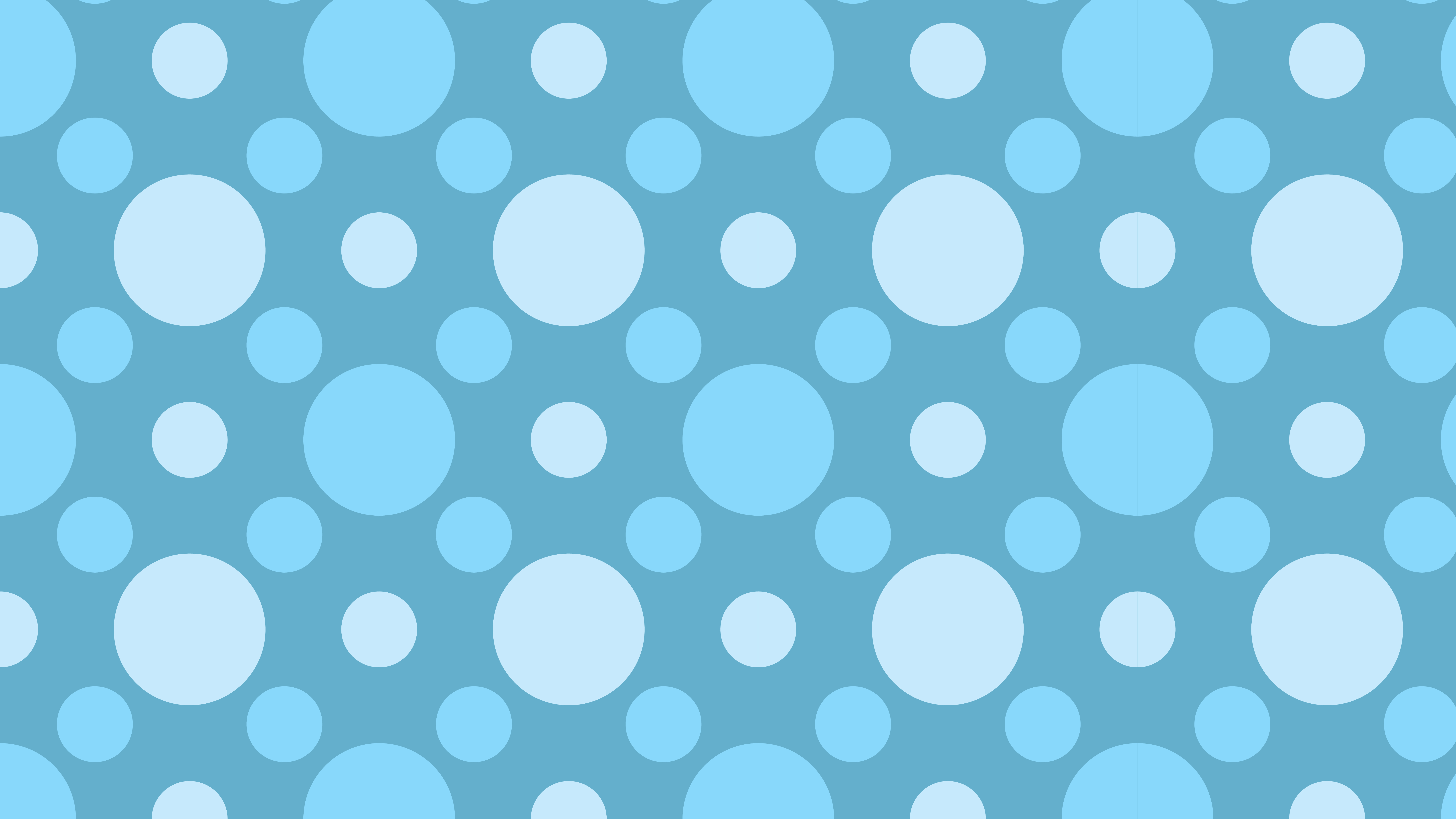 Free Light Blue Seamless Circle Pattern Background Vector Illustration