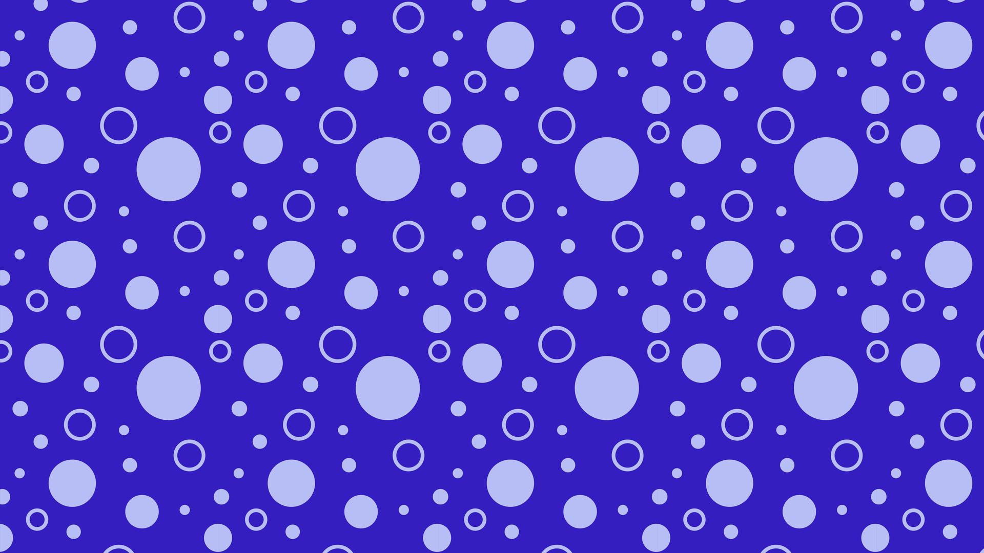 Royal Blue Geometric Circle Pattern